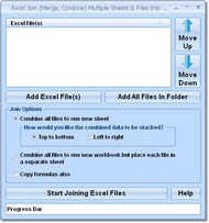 Excel Join (Merge, Combine) Multiple Sheets & File screenshot